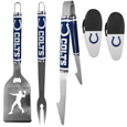Indianapolis Colts 3 pc Steel Logo BBQ Tools w/Chip Clips