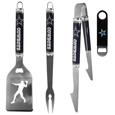 Dallas Cowboys 3 pc Steel Logo BBQ Tools w/Bottle Opener