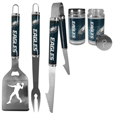 Philadelphia Eagles 3 pc Steel Logo BBQ Tools w/Shakers