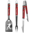 Atlanta Falcons 3 pc Steel BBQ Tool Set