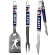 New York Giants 3 pc Steel BBQ Tool Set
