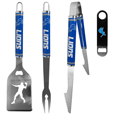 Detroit Lions 3 pc Steel Logo BBQ Tools w/Bottle Opener