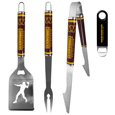 Washington Commanders 3 pc Steel Logo BBQ Tools w/Bottle Opener