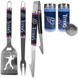 Tennessee Titans 3 pc Steel Logo BBQ Tools w/Shakers