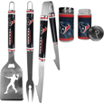 Houston Texans 3 pc Steel Logo BBQ Tools w/Shakers