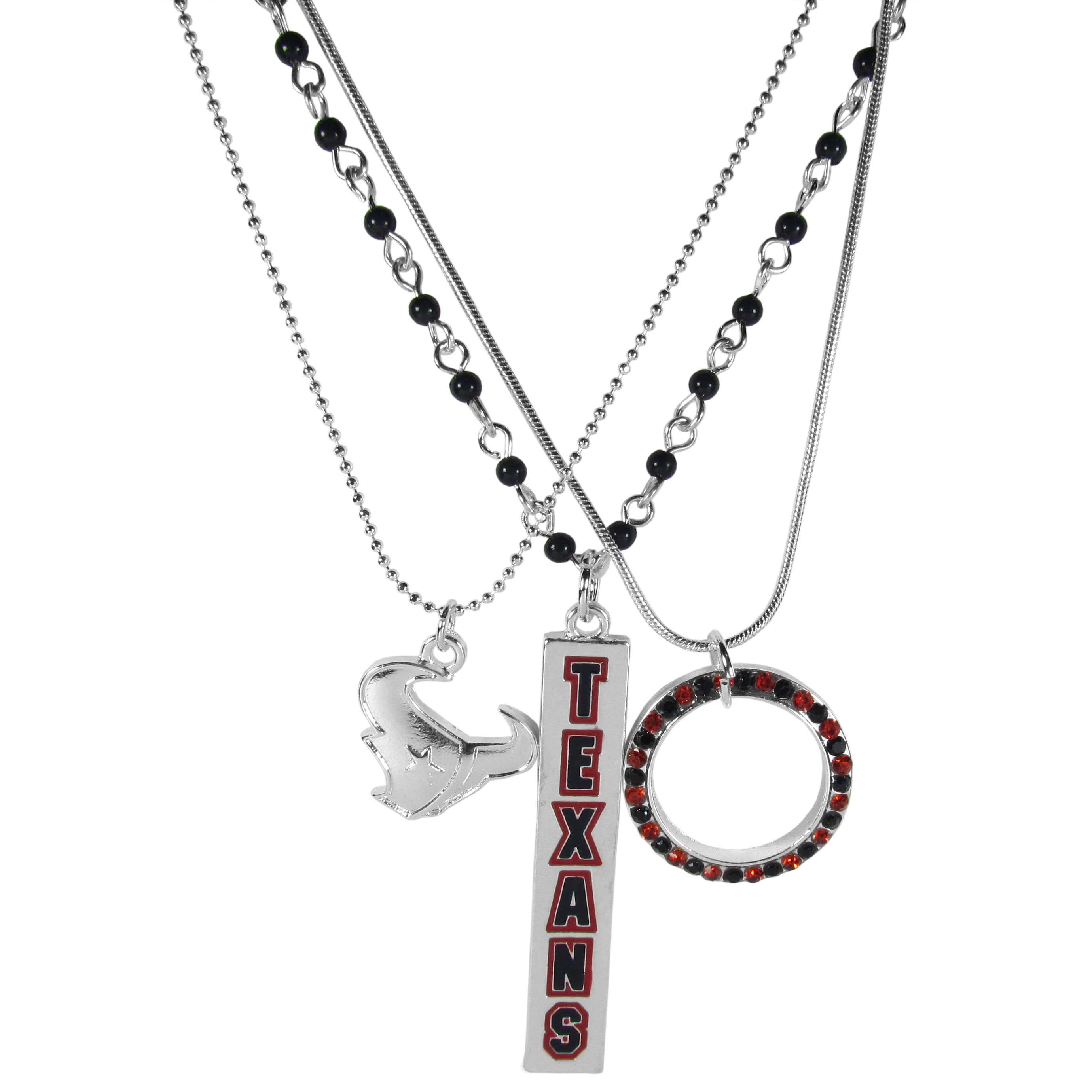 Houston Texans Trio Necklace Set    