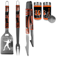 Cincinnati Bengals 3pc Tailgate BBQ Tools w/Shakers