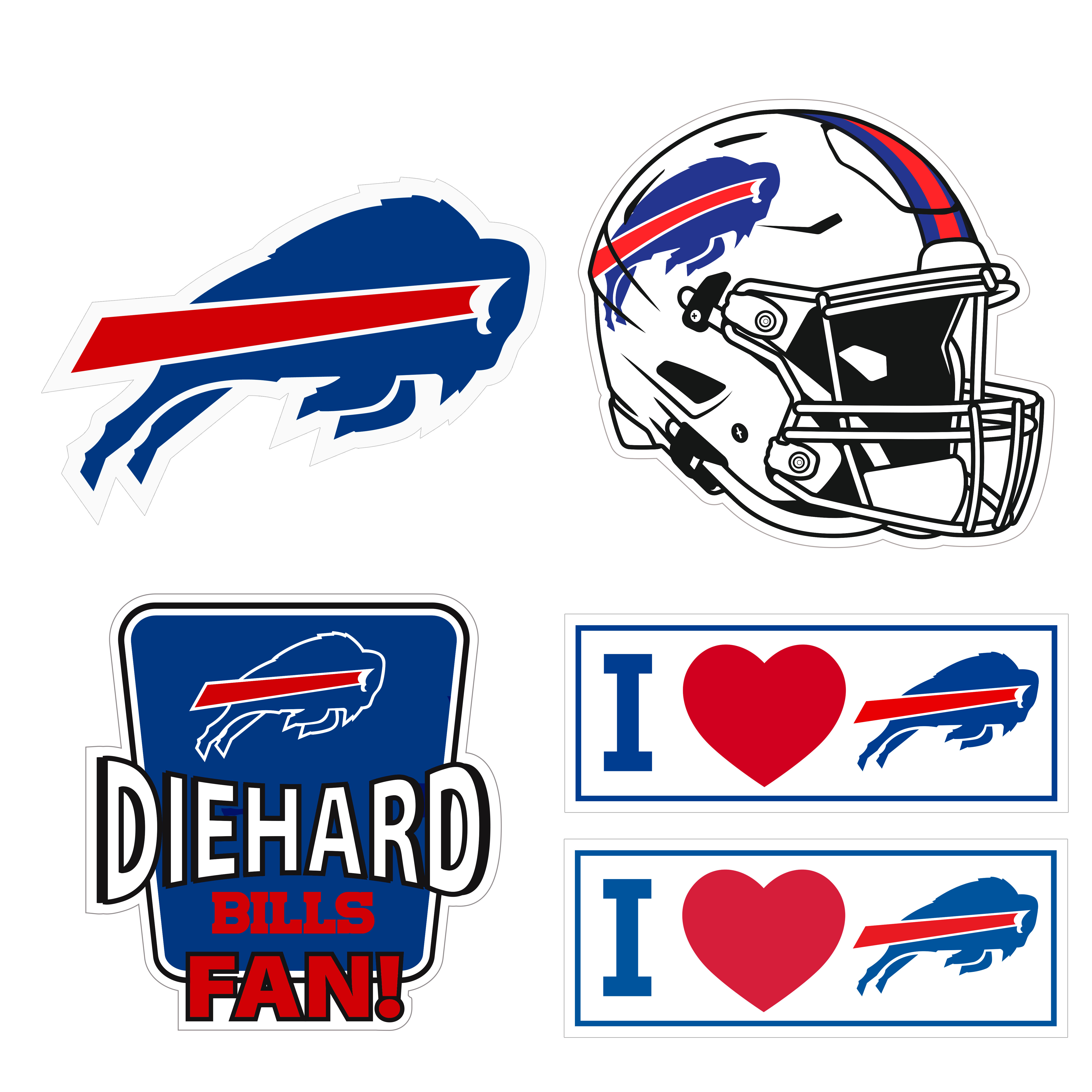 4 inch Decal, 5 pk