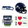 Seattle Seahawks 5 pack of 4 inch Decals