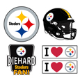Pittsburgh Steelers 5 pack of 4 inch Decals