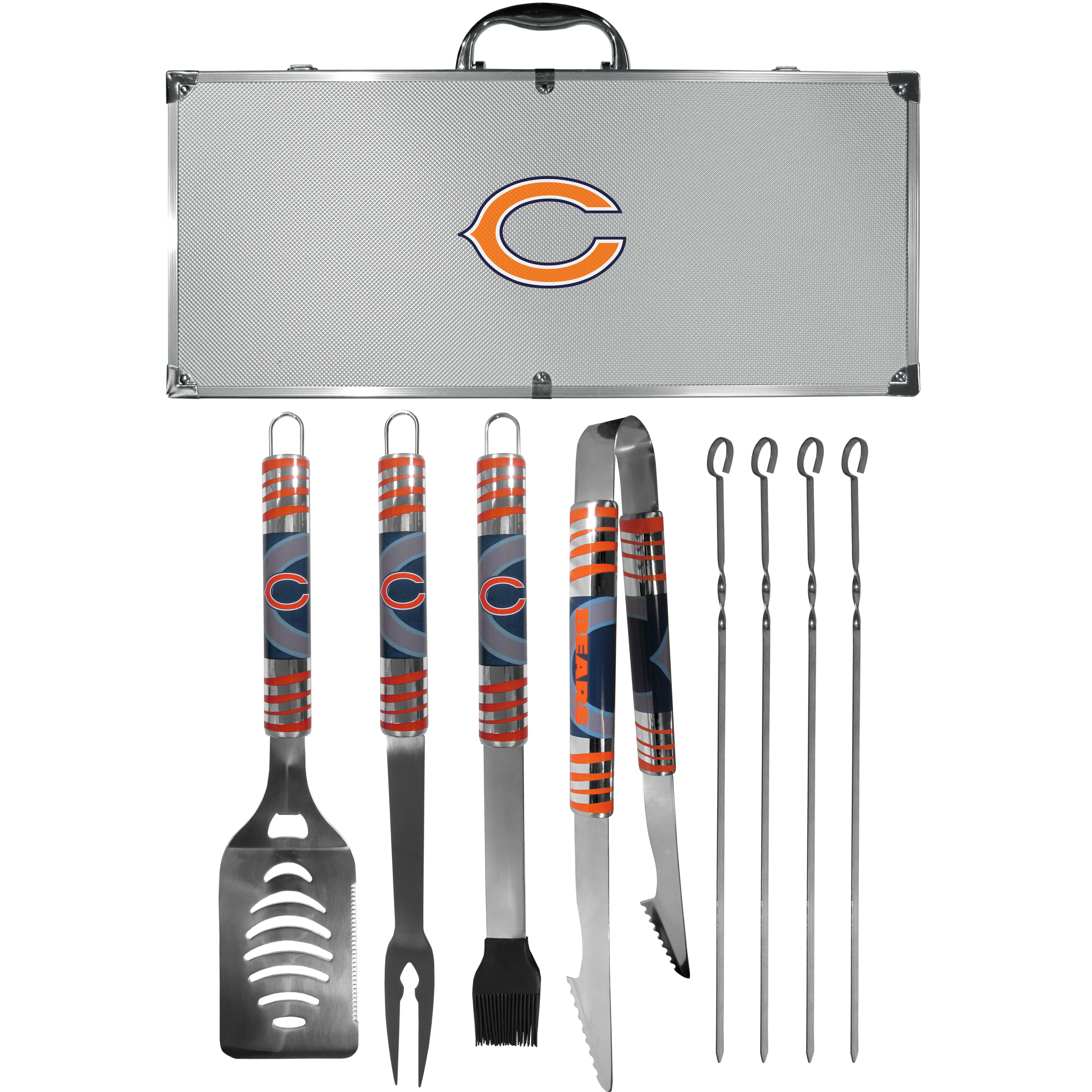 Chicago Bears 8 pc Tailgater BBQ Set    