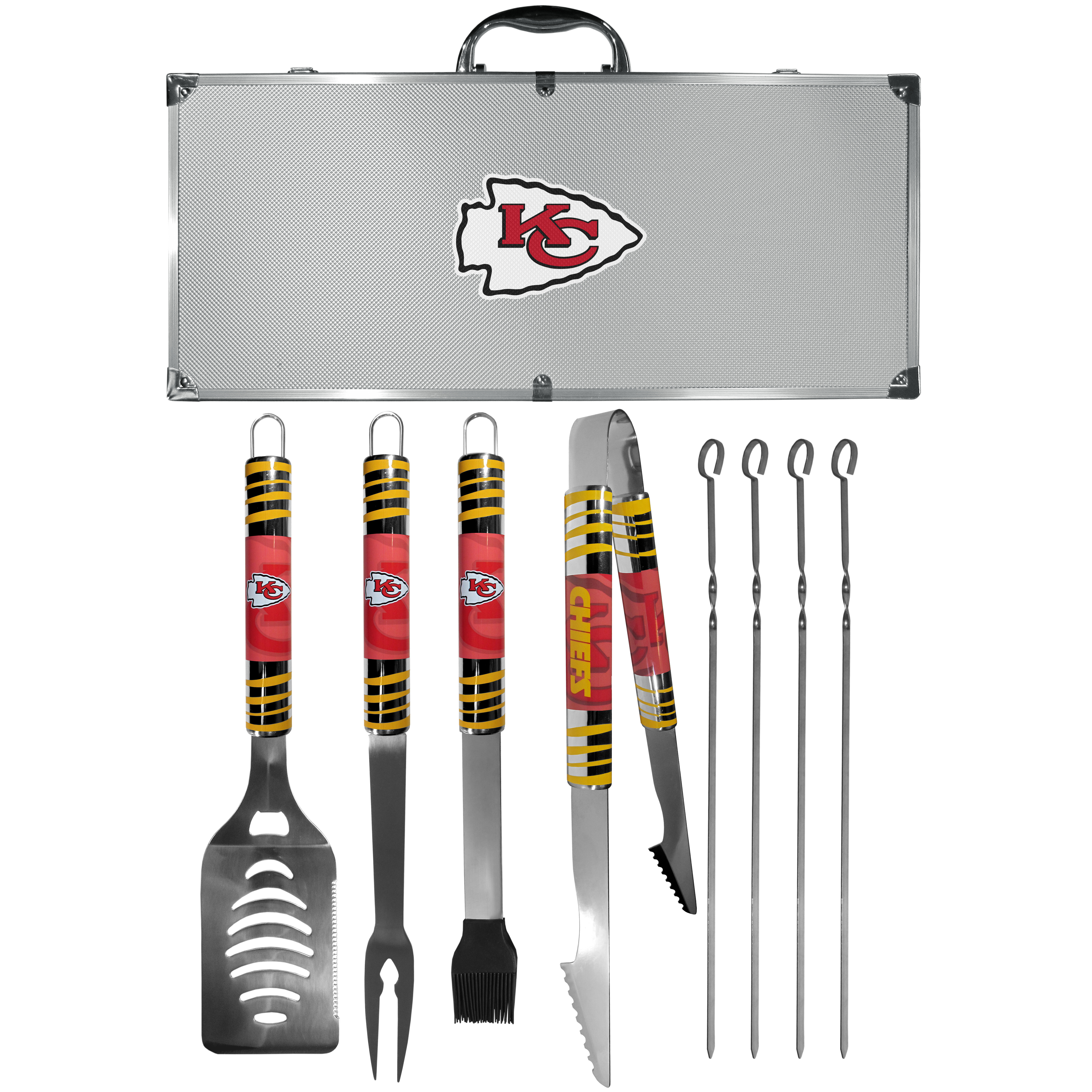 Kansas City Chiefs 8 pc Tailgater BBQ Set    