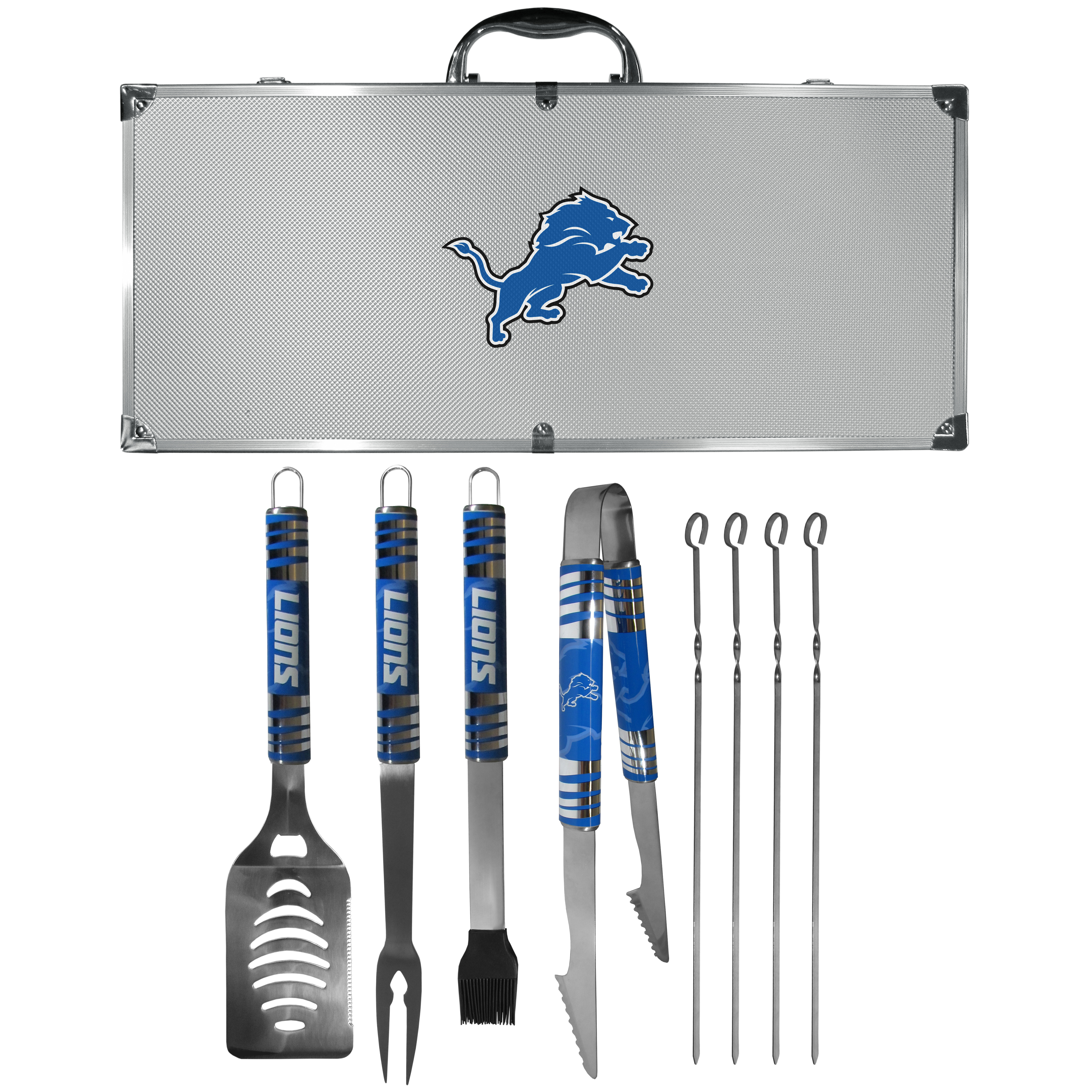 Detroit Lions 8 pc Tailgater BBQ Set    