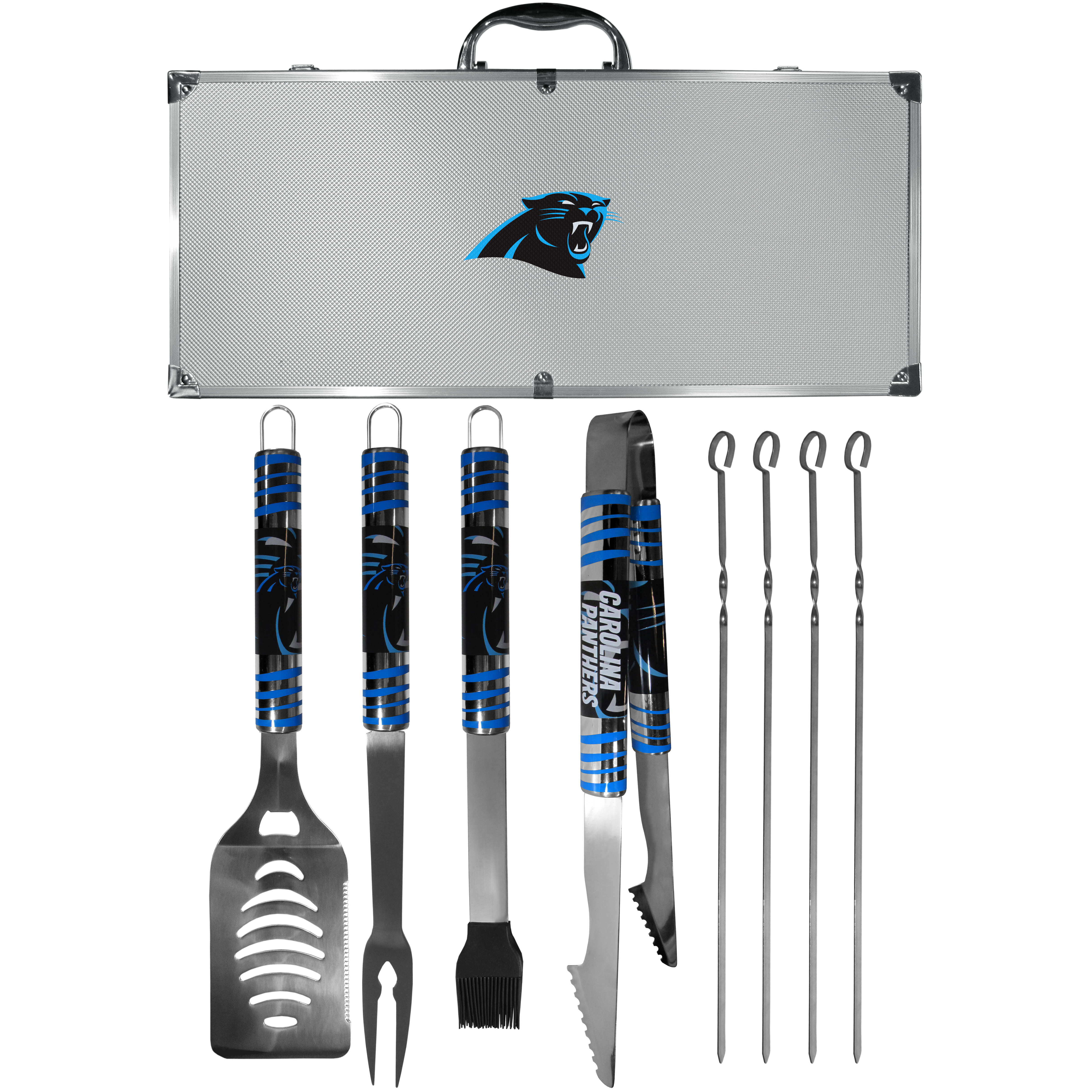 Carolina Panthers 8 pc Tailgater BBQ Set    