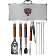 Chicago Bears 8 pc Logo BBQ Set