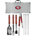 San Francisco 49ers 8 pc Logo BBQ Set