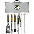 Green Bay Packers 8 pc Logo BBQ Set