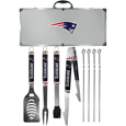 New England Patriots 8 pc Logo BBQ Set