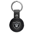 Las Vegas Raiders AirTag Compatible Leather Key Chain