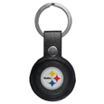Pittsburgh Steelers AirTag Compatible Leather Key Chain