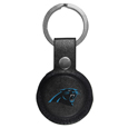 Carolina Panthers AirTag Compatible Leather Key Chain
