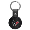 Houston Texans AirTag Compatible Leather Key Chain