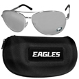 Philadelphia Eagles Aviator Sunglasses and Case