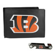 Cincinnati Bengals Bi-fold Wallet & Key Organizer