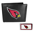 Arizona Cardinals Bi-fold Wallet & Color Money Clip