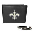 New Orleans Saints Bi-fold Wallet & Key Organizer