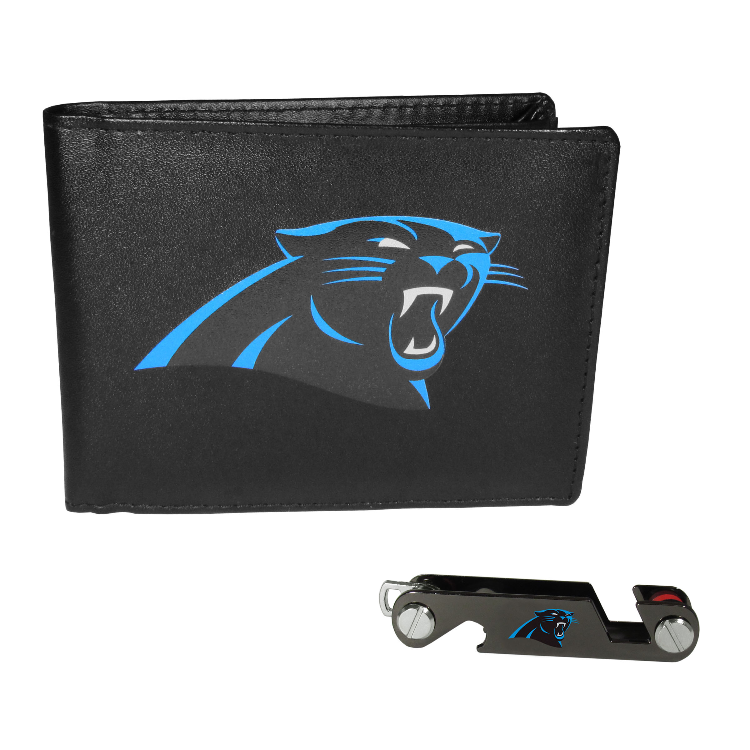 Carolina Panthers Bi-fold Wallet & Key Organizer    