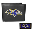 Baltimore Ravens Bi-fold Wallet & Color Money Clip
