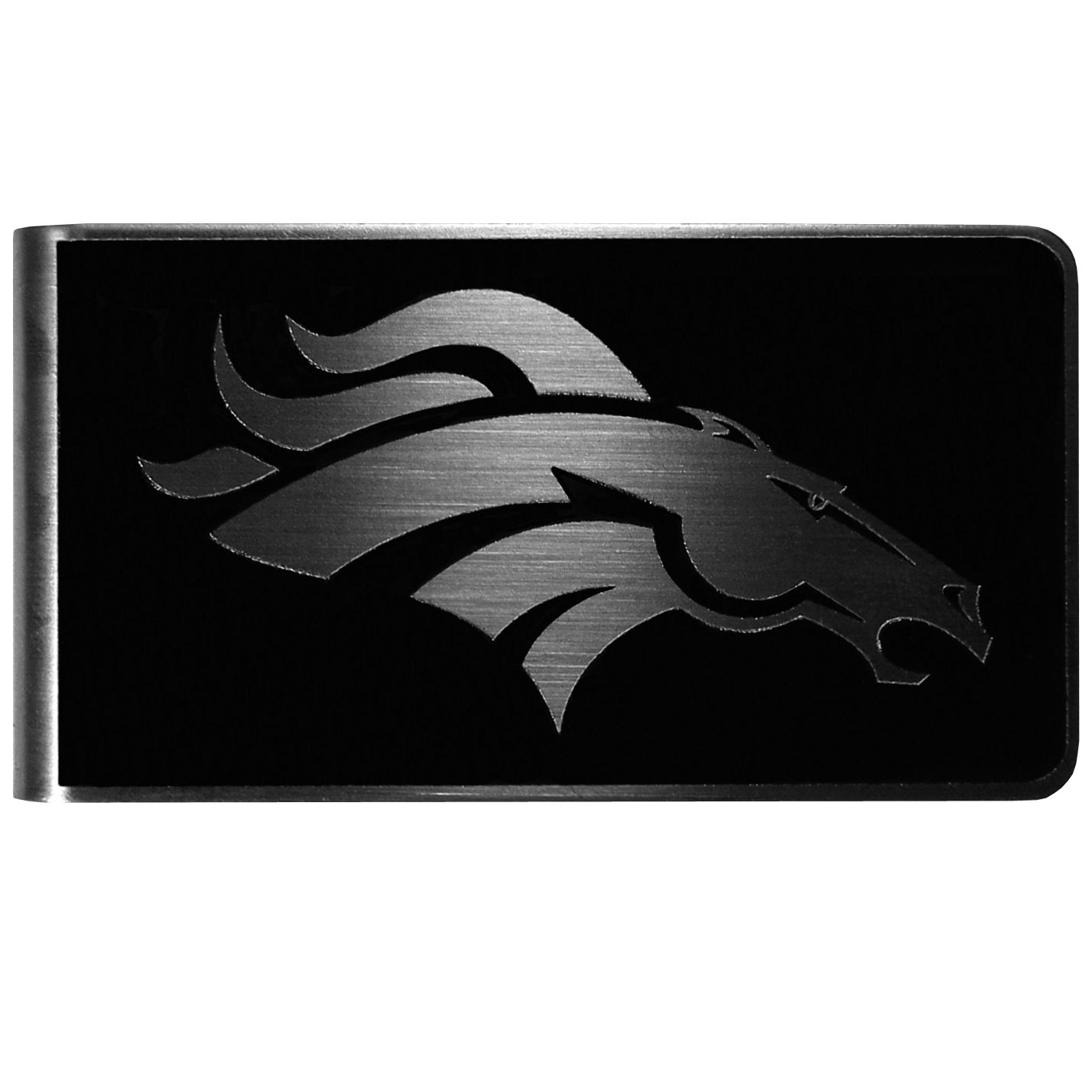 Denver Broncos Black and Steel Money Clip    