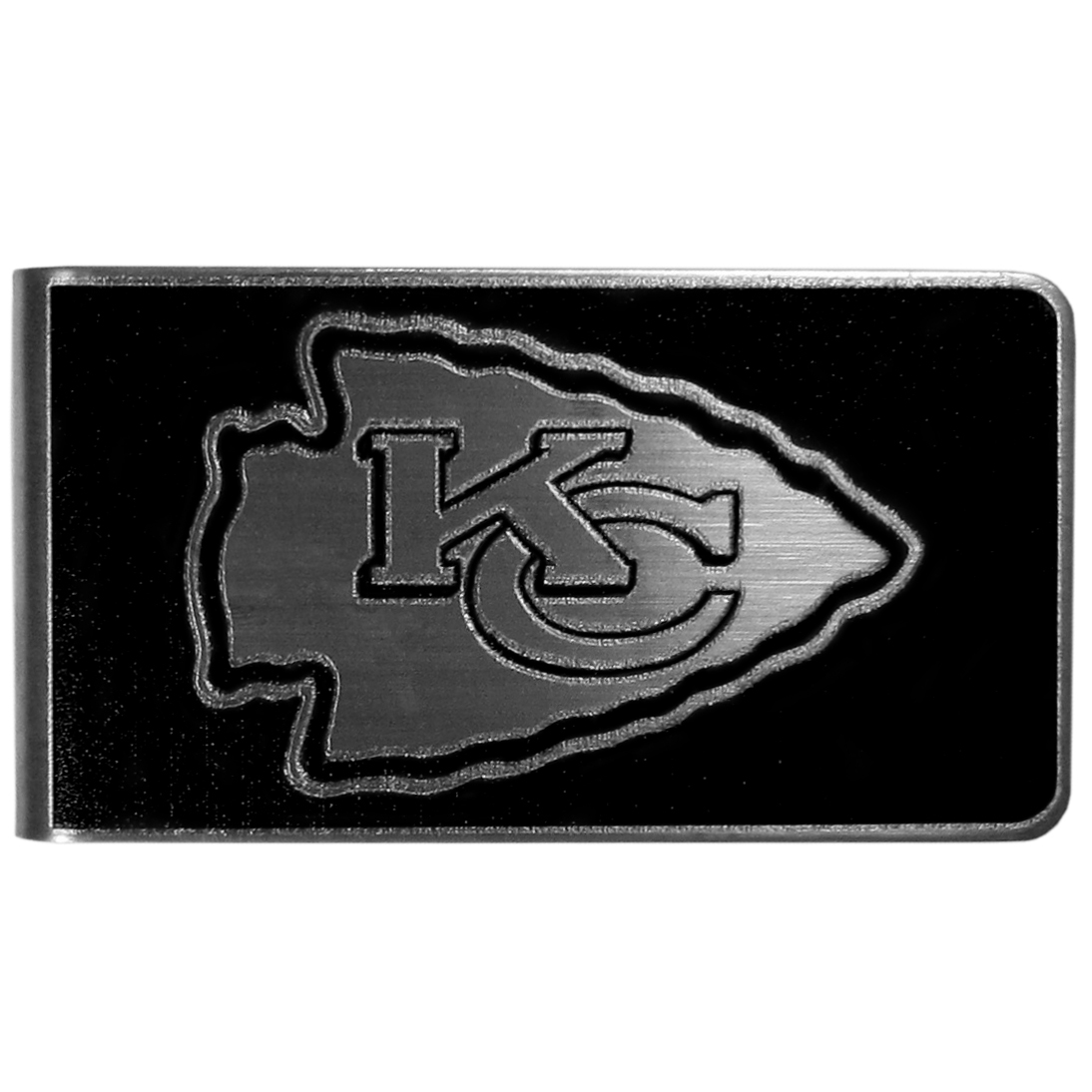 Kansas City Chiefs Black and Steel Money Clip    