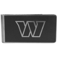 Washington Commanders Black and Steel Money Clip