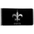 New Orleans Saints Black and Steel Money Clip