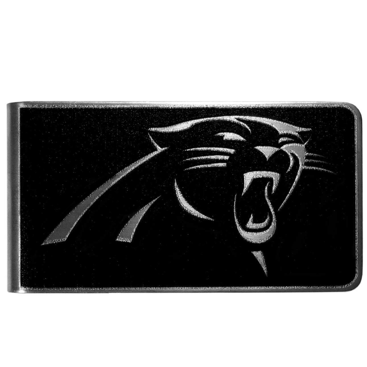 Carolina Panthers Black and Steel Money Clip    