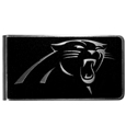 Carolina Panthers Black and Steel Money Clip