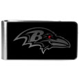 Baltimore Ravens Black and Steel Money Clip