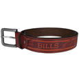 Buffalo Bills Adjustable Leather Embossed Belt