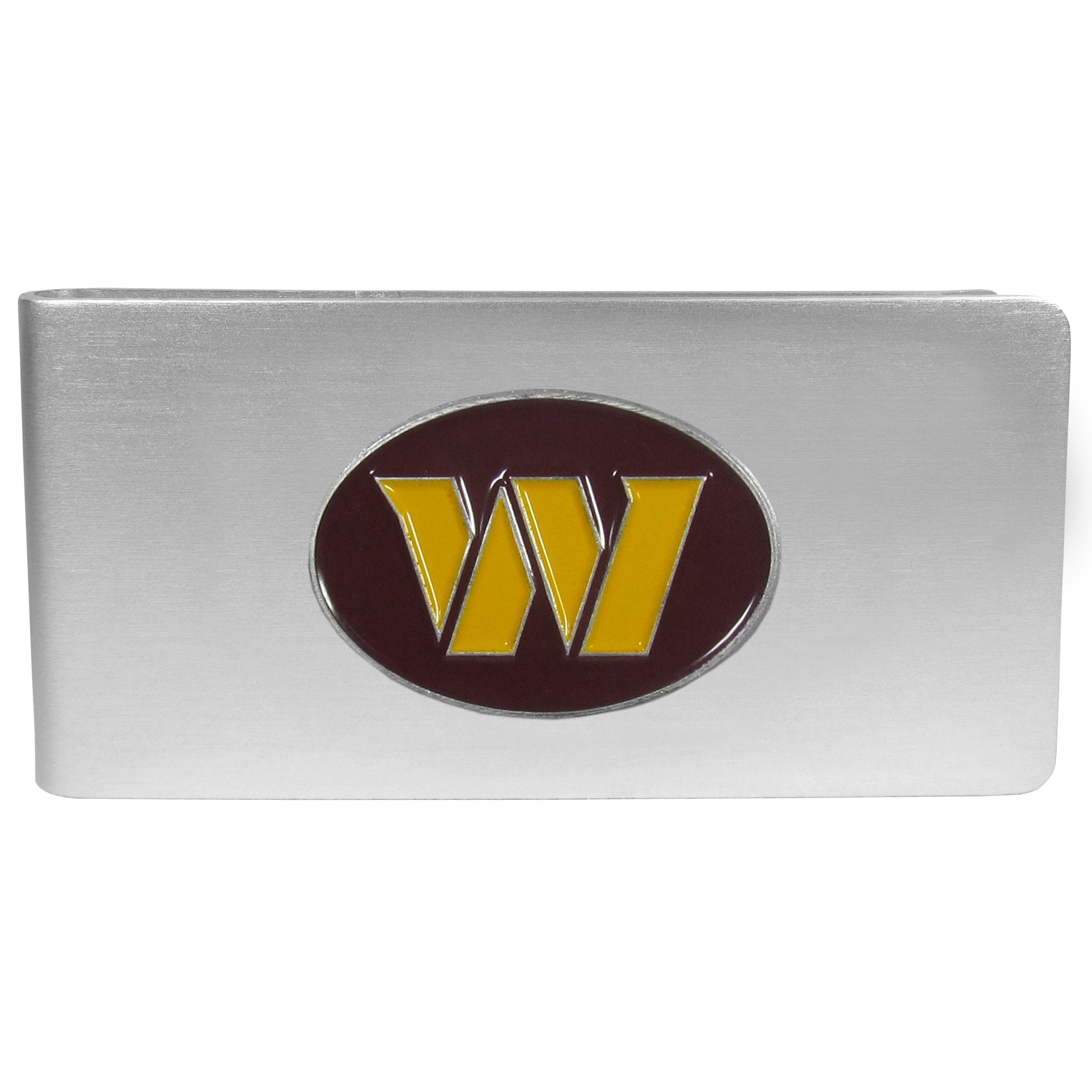 Washington Commanders Brushed Metal Money Clip    