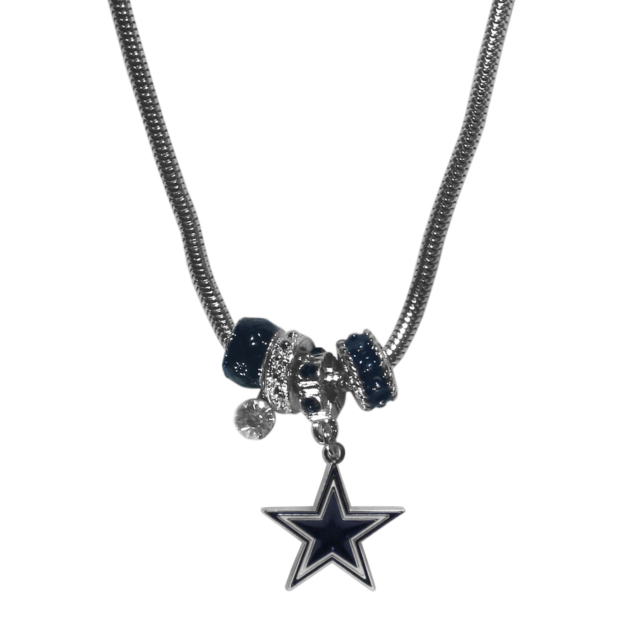 Dallas Cowboys Euro Bead Necklace    