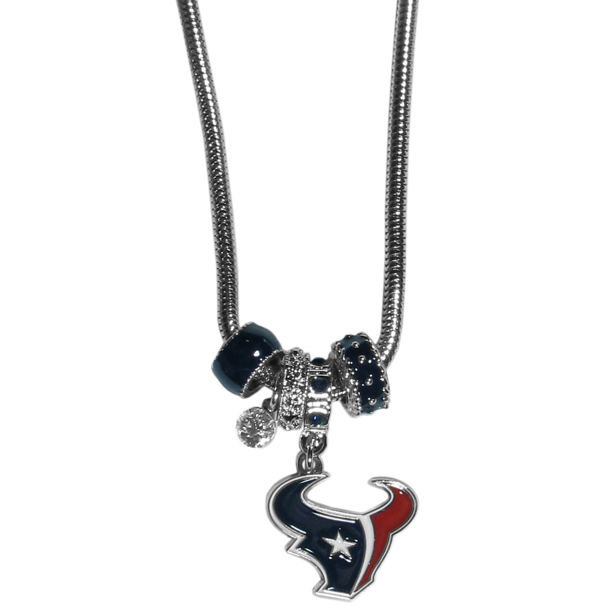 Houston Texans Euro Bead Necklace    