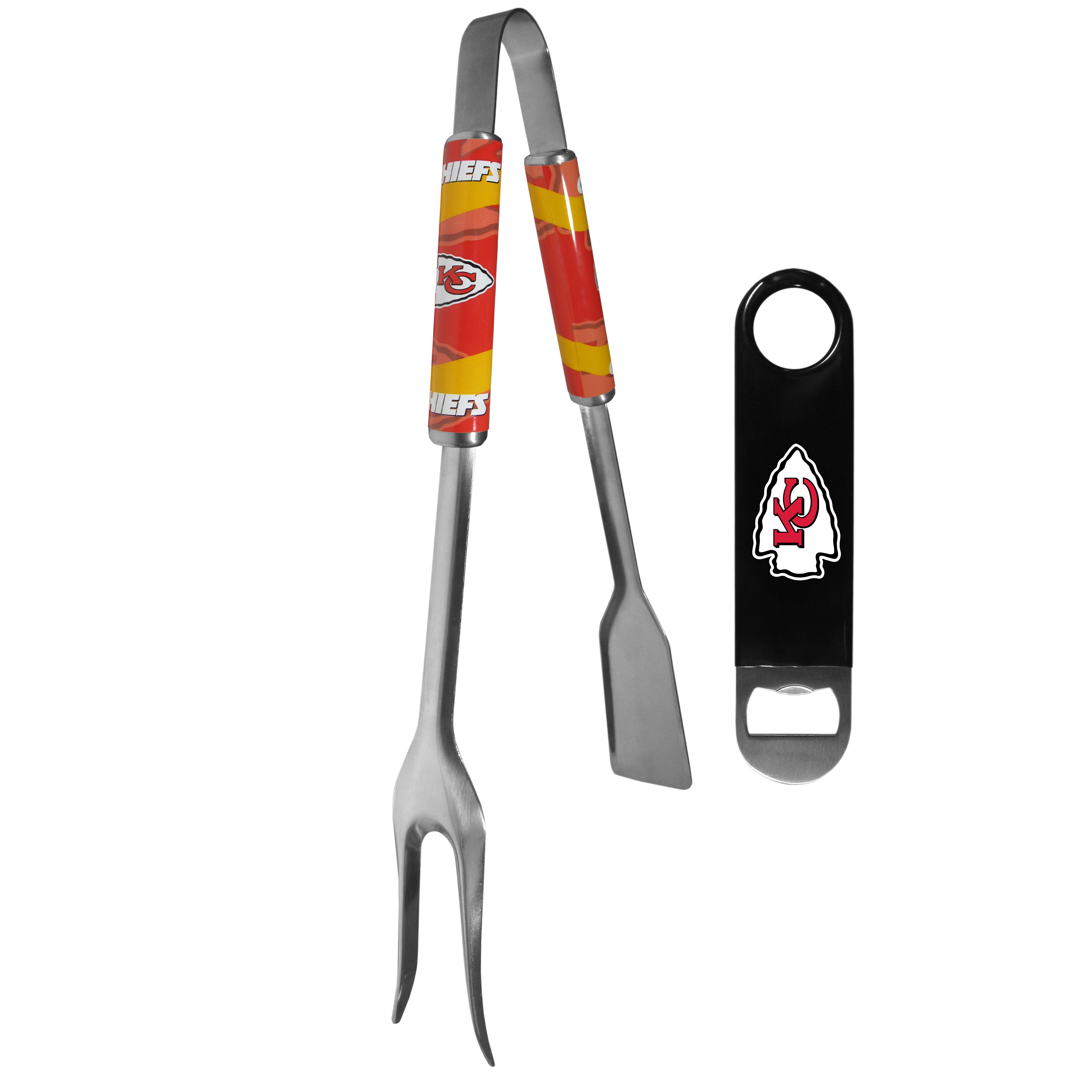 Kansas City Chiefs 3 in 1 BBQ Tool and Bottle Opener    