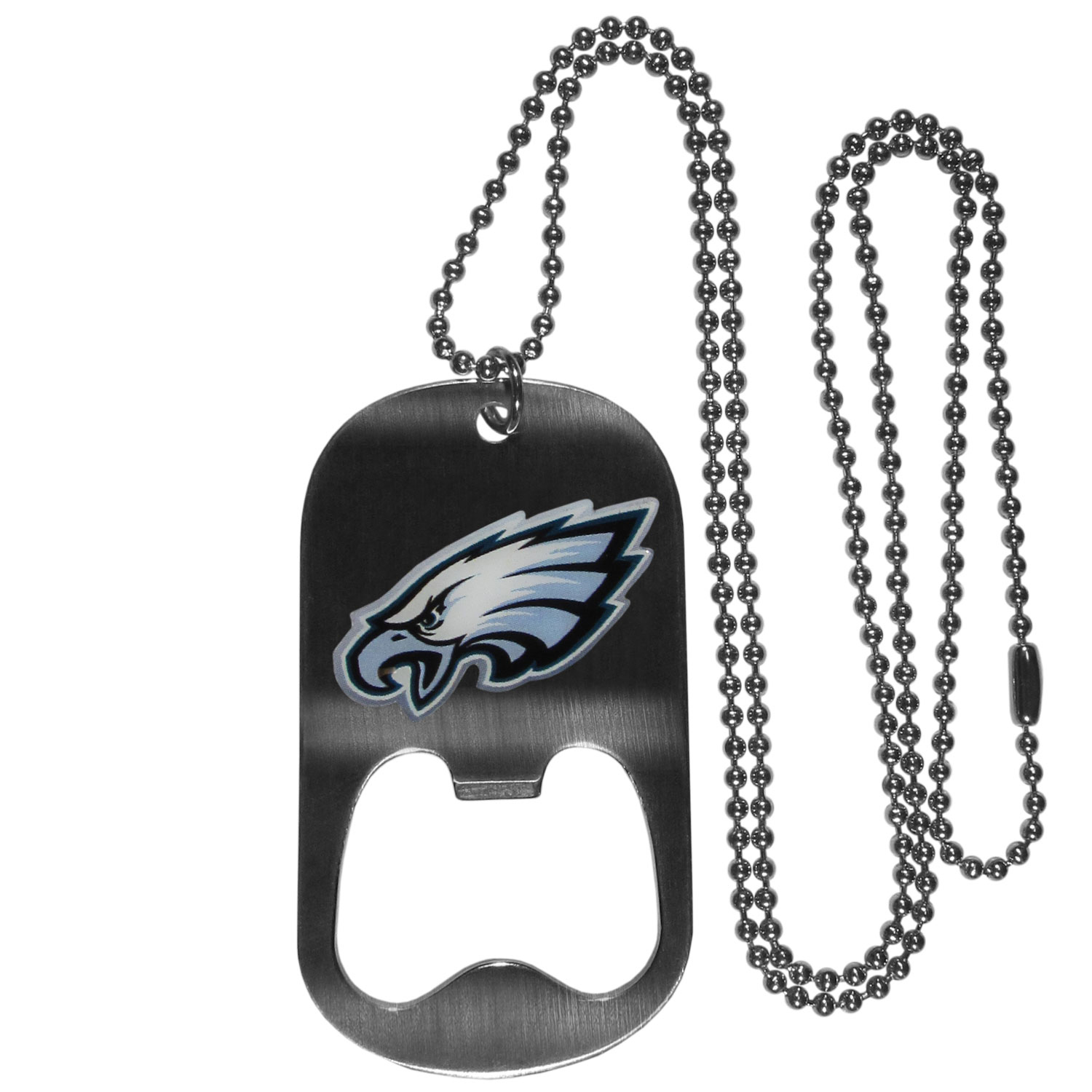 Philadelphia Eagles Bottle Opener Tag Necklace    