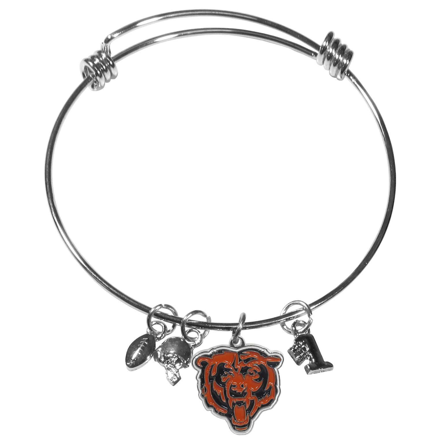 Chicago Bears Charm Bangle Bracelet    