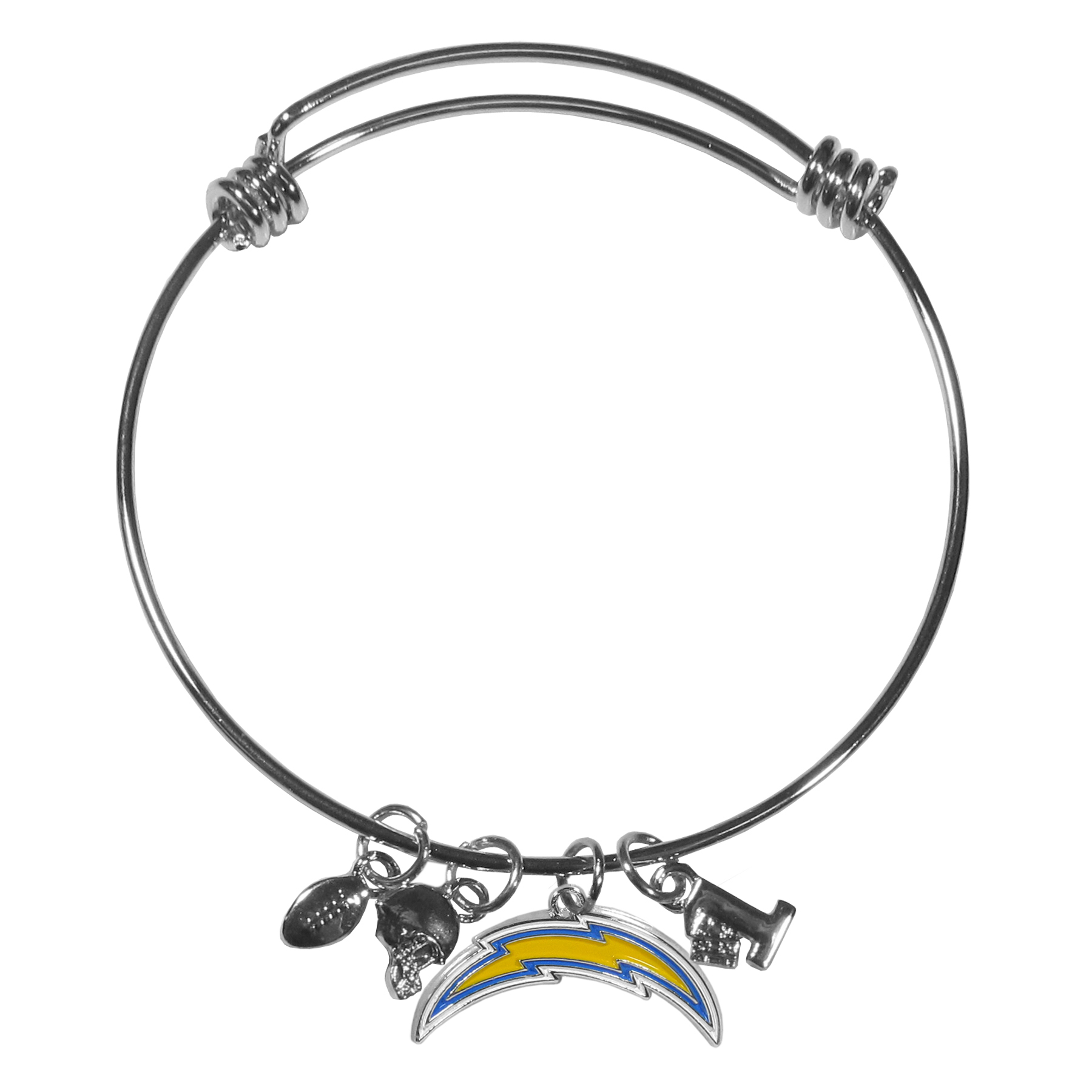 Los Angeles Chargers Charm Bangle Bracelet    