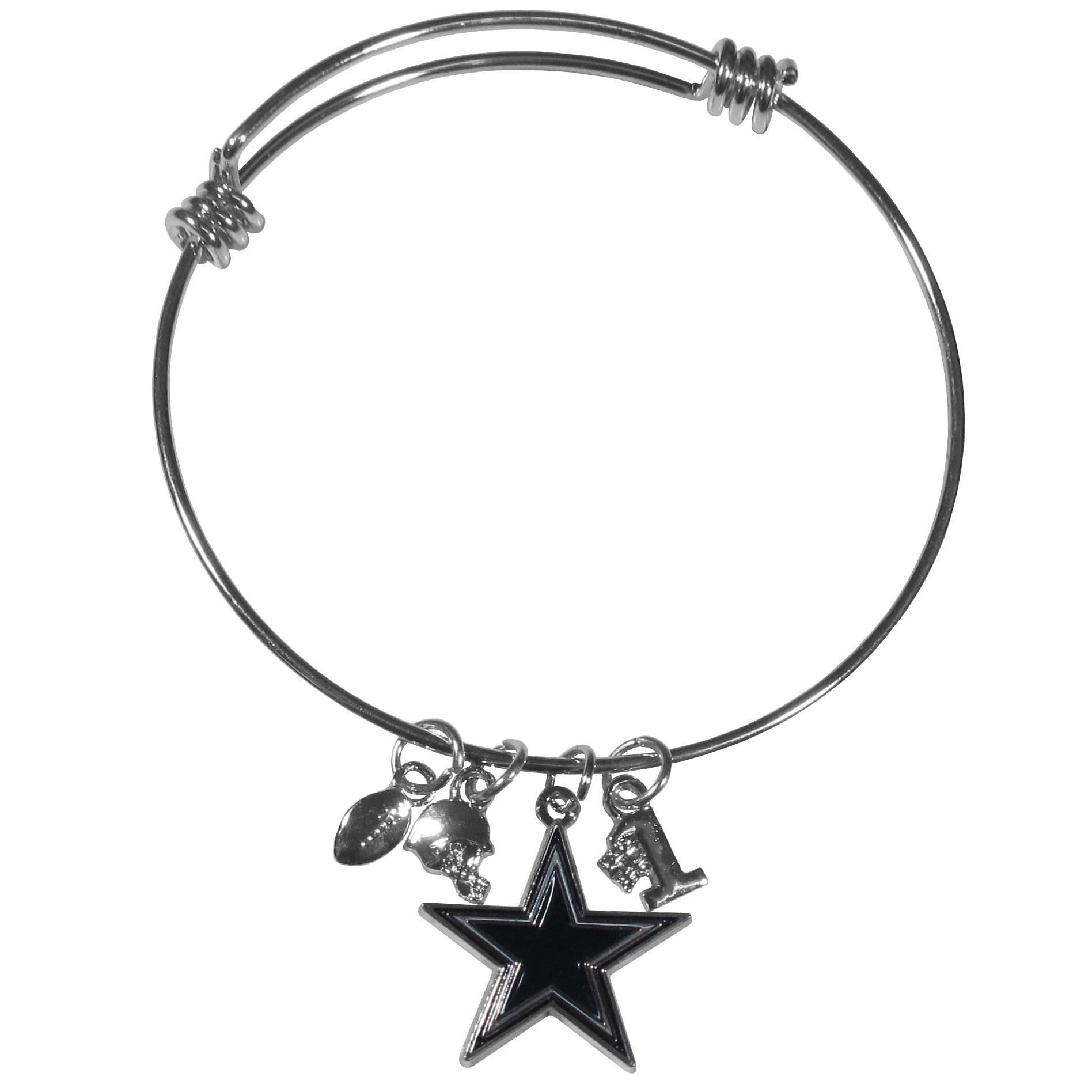 Dallas Cowboys Charm Bangle Bracelet    