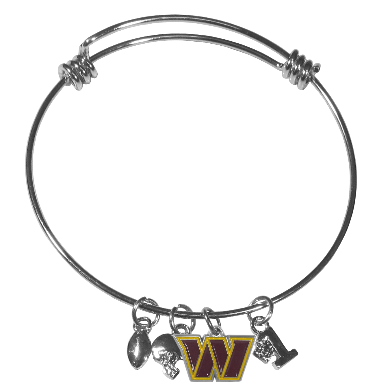 Washington Commanders Charm Bangle Bracelet    