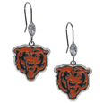 Chicago Bears Crystal Dangle Earrings
